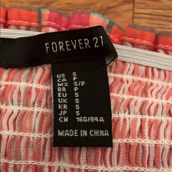 Plaid tube top - Picture 2 of 2